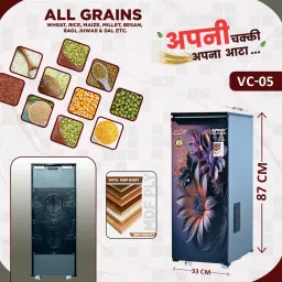 1 HP Fully Automatic Best Quality Flourmill Machine VYOM VC05 REGULAR 1 HP Flourmill-image-28