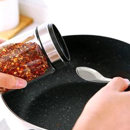 scentrose Masala Spoons for Container/ Spice Jars Stainless Steel Table Spoon Set image 3