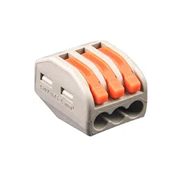 PCT-213 0.08-2.5mm 3 Pole Wire Connector Terminal Block with Spring Lock Lever for Cable Connection-24