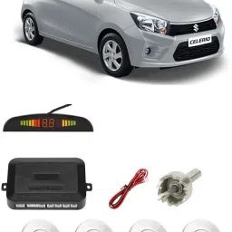 AB295 Silver Car Reverse Parking Sensor with LED Display 4 Sensor A295 Parking Sensor-image-85