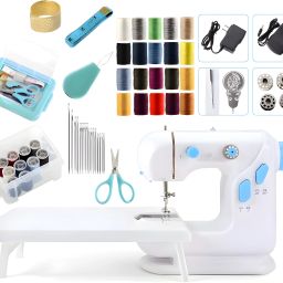 Multifunctional Sewing Machine with Extension Table & Sewing Kit for Beginners Electric Sewing Machine-image-62