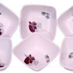 Melamine Serving Bowl Melamine Square Model Serving Bowl/Bowl Set 6 Pcs-8