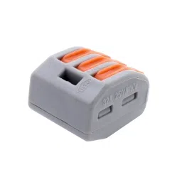 PCT-213 0.08-2.5mm 3 Pole Wire Connector Terminal Block with Spring Lock Lever for Cable Connection image 4