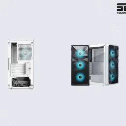 SPC TECHNOLOGIES SPCT_i7-6th CORE I7 6TH (32 GB RAM/Dual series Radeon RX 580 OC edition Graphics/1000 GB Hard Disk/1 TB SSD Capacity/Windows 11 Home (64-bit)/8 GB Graphics Memory) Gaming Tower with MS Office image 4