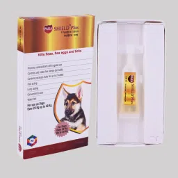 plus Spot On Solution for Ticks and Fleas - Dog up to 20 to 40 kg 2.58 ml Pet Coat Cleanser-4