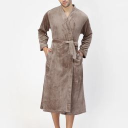 Beige Large Bath Robe-image-3