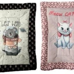 New Born Baby Mattress, Godadi, Baby Bed Mattress ,Multicolor set of 2 pis-43