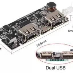 eronic Dual USB 5V 2A P. Bank Charging Module Circuit Display ,NORMAL DATA CABLE,10bulb Electronic Components Electronic Hobby Kit image 4
