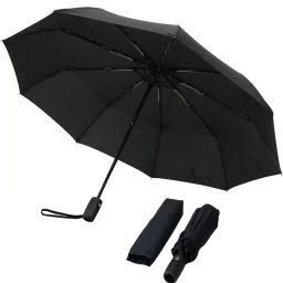 Automatic Open-Close Windproof Umbrella, 3-Fold, Water-Repellent, Sun protection Umbrella-image-58