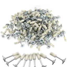 Nail Gun Manual Steel Nails, 7.3mm Round Nails Wall Fastening Tool 100pcs Rivet-image-27