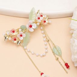 PANASH Gold-Plated Embellished French Barrette Clip-14