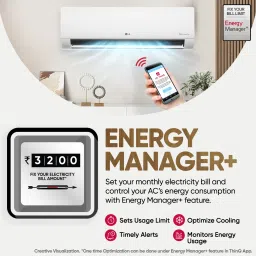 lg 2025 Model AI Plus Convertible 6-in-1 Split 1.5 Ton 5 Star Split AI Dual Inverter with Energy Manger Plus,Voice Control, HimClean, 4 Way, VIRAAT Mode and Diet Mode Plus AC with Wi-fi Connect- White image 5