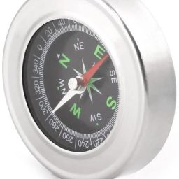 SUPER BIG Professional Multifunction High Accuracy Waterproof Compass (SILVER) Compass-8