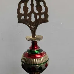 BRASS SURMADANI Decorative Showpiece - 17 cm-image-4