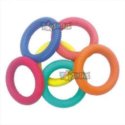 Sports Tennikoit Rings, Rubber Dotted Rings, Pack of 6 (SSTP) Rubber Tennikoit Ring-image-70