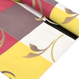 REVEXO Yellow & Red Printed Drawer Mat-15