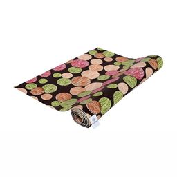 REVEXO Brown & Green Printed Water-Resistant Shelf Liner-picture-4