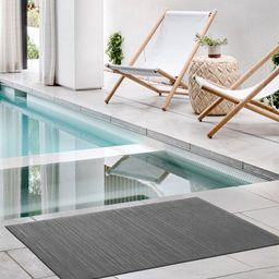 Kuber Industries Grey Rubber Reversible Anti-Skid Shower Mat-63