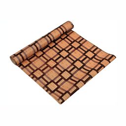 REVEXO Beige & Black Printed Water-Resistant Shelf Liner-image-33