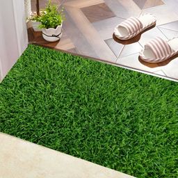 REVEXO Green Artificial Grass Door Mat-47