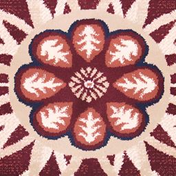 Carpet Galore Maroon & Beige Patterned Water Resistant Floor Mat-picture-15