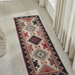 Mona B Printed Vintage Floor Runner-14