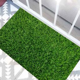 REVEXO Green Artificial Grass Door Mat-7