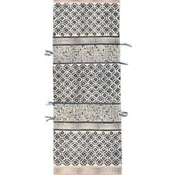 Art Avenue Blue Printed Cotton Dhurrie Runner-10