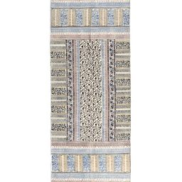 Art Avenue Green & Maroon Printed Cotton Rug Dhurrie Runner-12