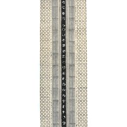 Art Avenue Black & Beige Geometric Printed Cotton Dhurrie Runner Mat-image-79
