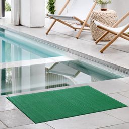 Kuber Industries Green Rubber Waterproof Anti-Skid Floor Mat-98
