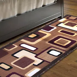 Carpet Galore Brown Geometric Printed Floor Mat-image-88