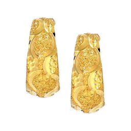 BHIMA 916 BIS Hallmark 22K Gold Hoop Earrings-image-64