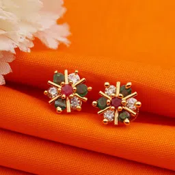 PINAAKA DARINI Circular Drop Earrings-11