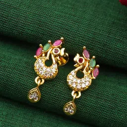 PINAAKA DARINI Circular Drop Earrings-image-82