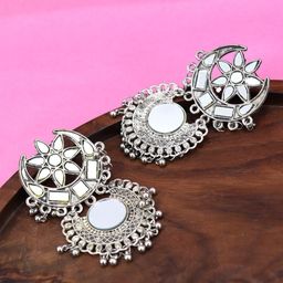 FIMBUL Circular Drop Earrings-3