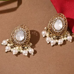 Fida Gold-Plated Classic Drop Earrings-4