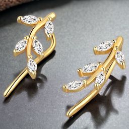 MYKI Gold-Plated Classic Studs Earrings-image-11