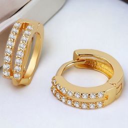 MYKI Gold-Plated Classic Hoop Earrings-39