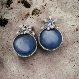 Ozanoo Silver-Plated Classic Crystals Studs Earrings-29