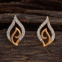 Kushal's Fashion Jewellery Rhodium-Plated Cubic Zirconia Studded Classic Studs-10