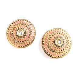Anouk Gold-Plated Circular Shaped Studs Earrings image 5