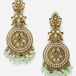 Aazeen Gold-Plated Classic And Beaded Chandbalis Earrings-picture-31