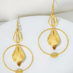 FEMMIBELLA Diamond Shaped Drop Earrings-picture-14