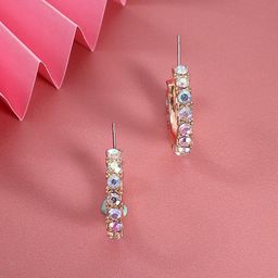 DressBerry Silver-Plated Hoop Earrings-16