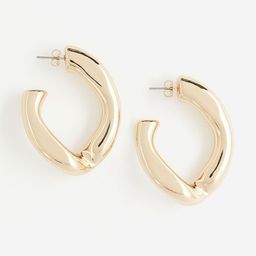 H&M Twisted Half Hoop Earrings-25