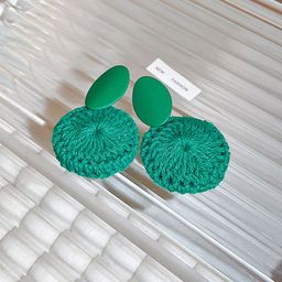 Bellofox Green Alloy Contemporary Drop Earrings-image-90