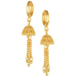 Vighnaharta Gold-Plated Contemporary Jhumkas-image-88