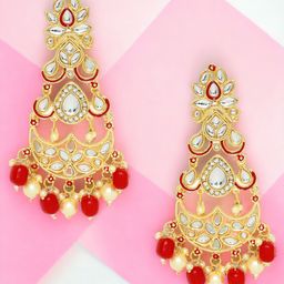 Anouk Floral Jhumkas Earrings-9
