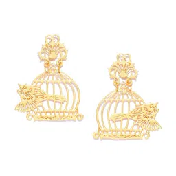 Anouk Gold-Plated Quirky Drop Earrings-image-55